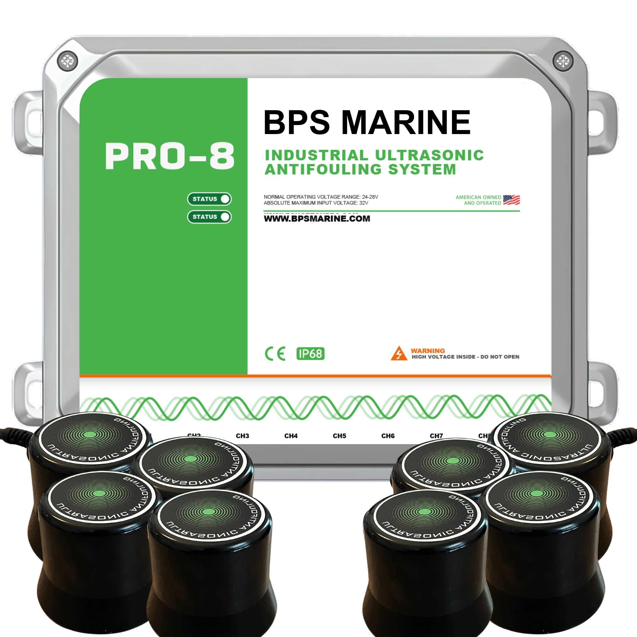 PRO-8 24V Ultrasonic Antifouling System